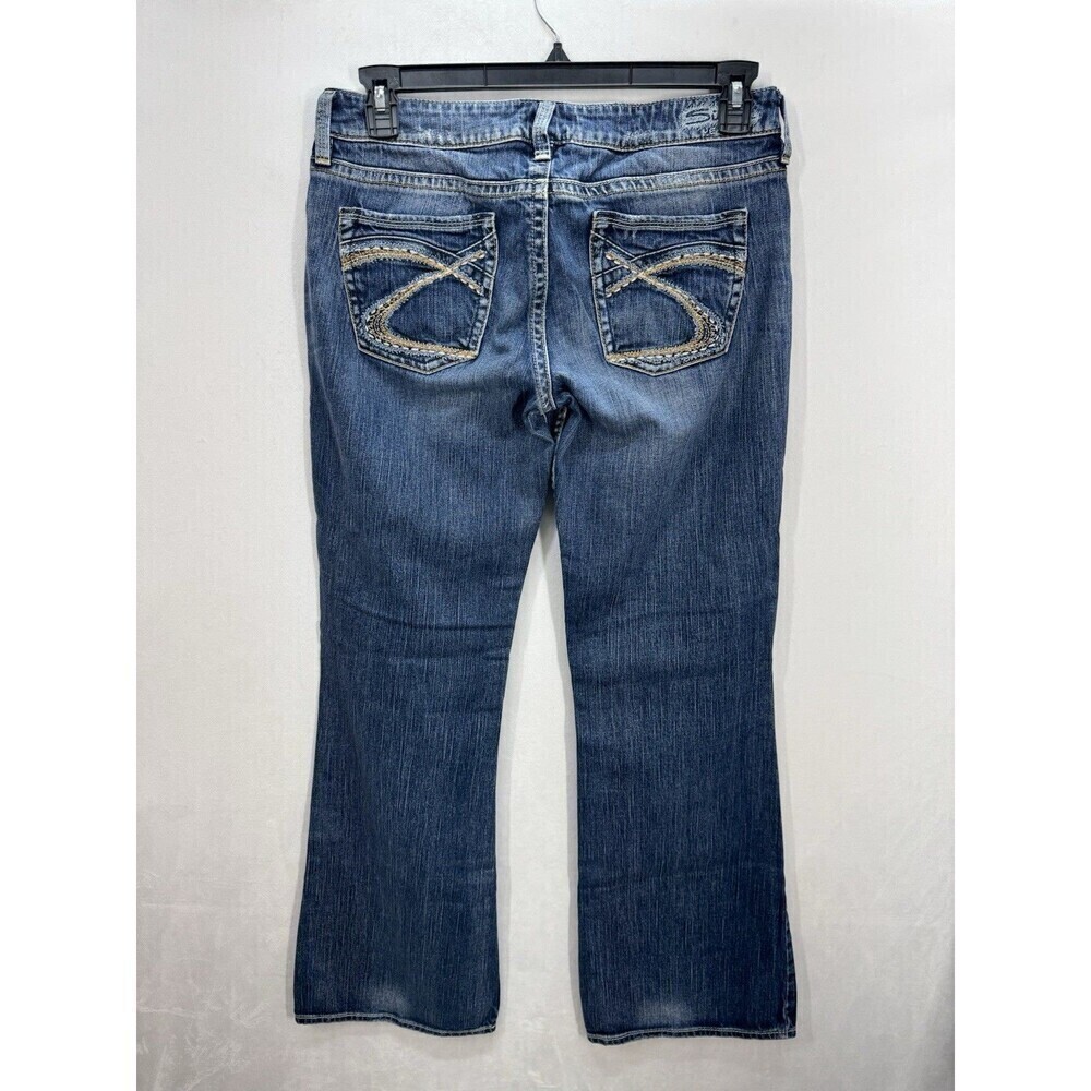 Silver Jeans Eden Bootcut Jeans Womens 30x33 Low Rise Stretch Blue Denim Y2K